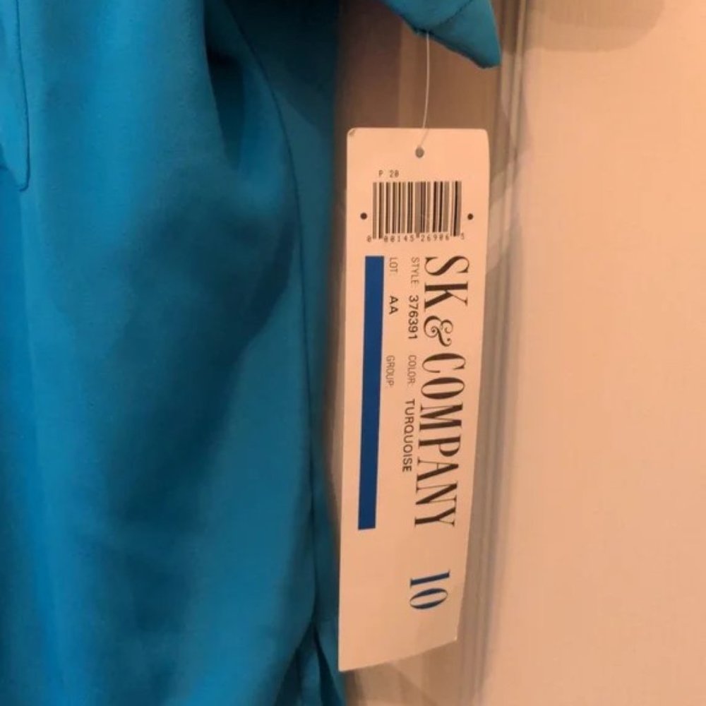 SK & Company Turquoise Button down Blouse - Picture 6 of 6